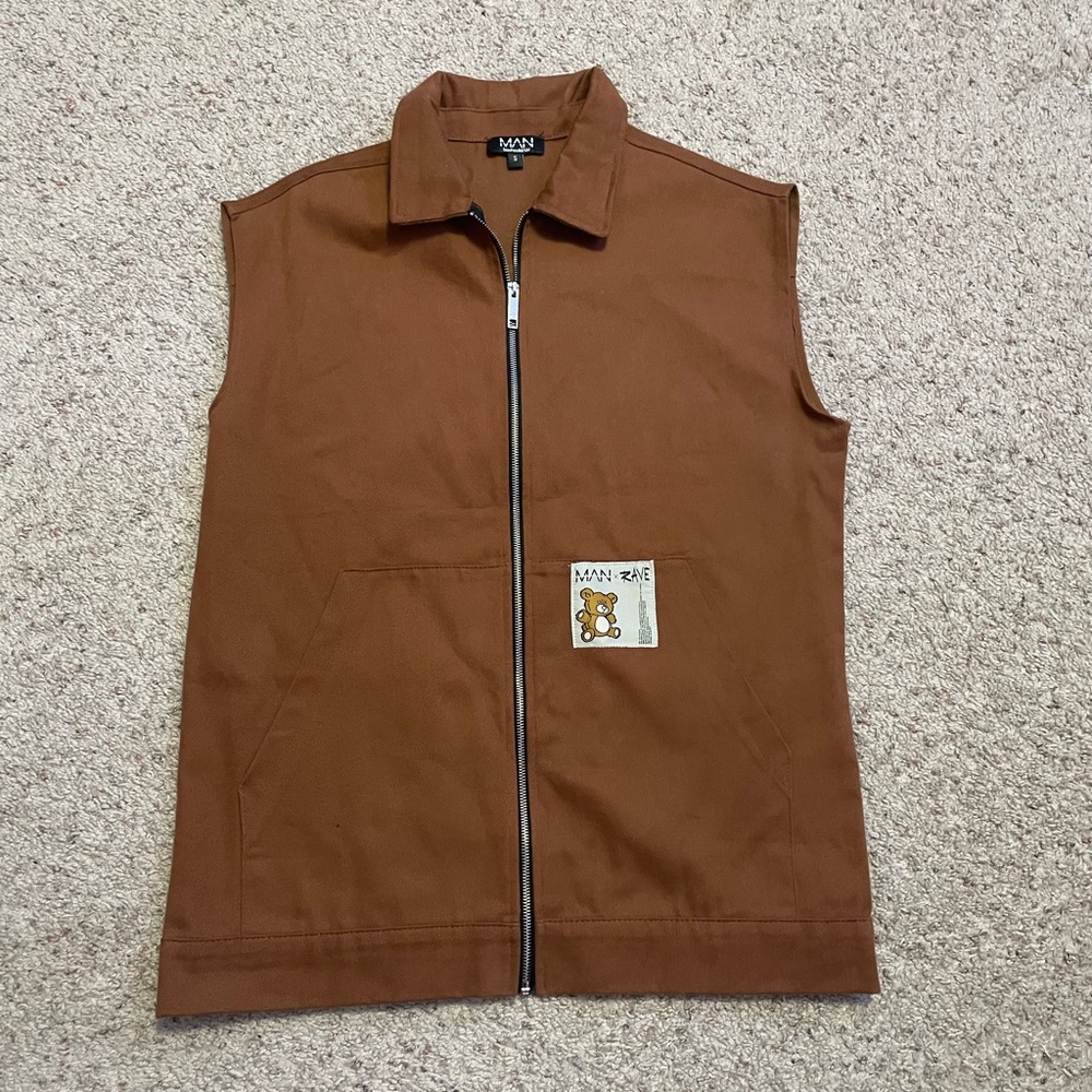 Boohooman x Rave Workwear Vest